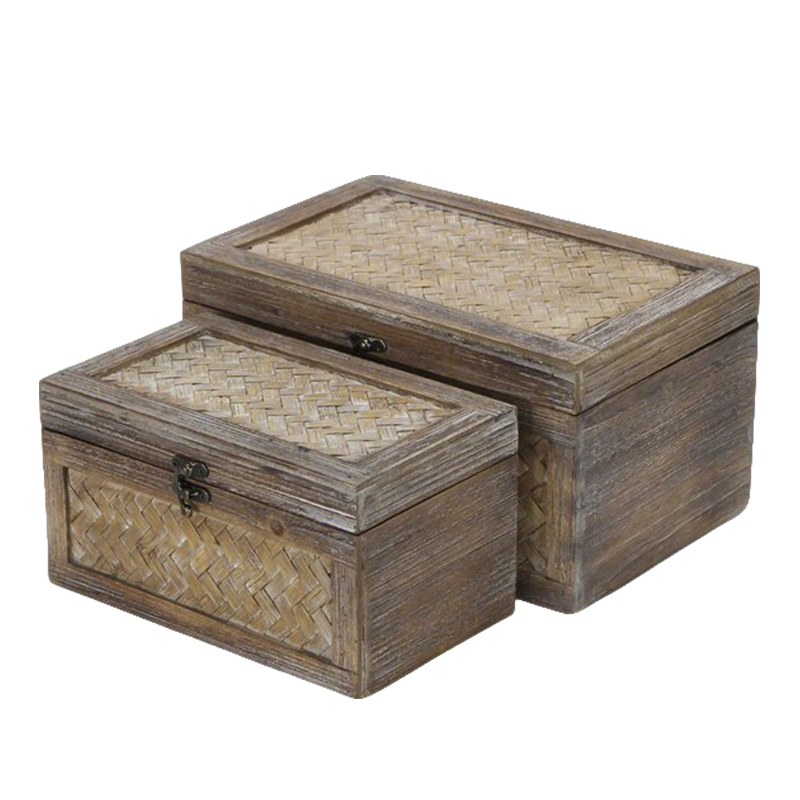 WOODEN STORAGE BOX - 187