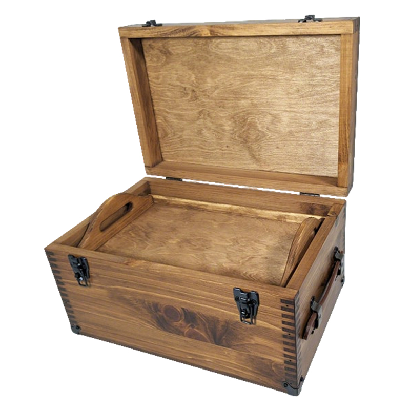 WOODEN STORAGE BOX - 181